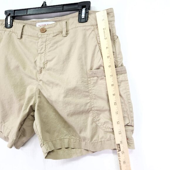 Orlebar Brown Cargo Shorts Mens Size 36 Linen Blend Khaki Bulldog Slim Fit 5" - Picture 5 of 11